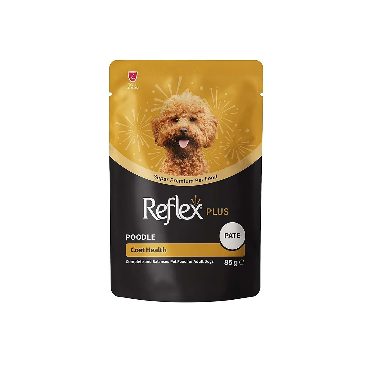 Reflex Plus Pouch Poodle Coat Health Pate Yetişkin Köpek Maması 85 g
