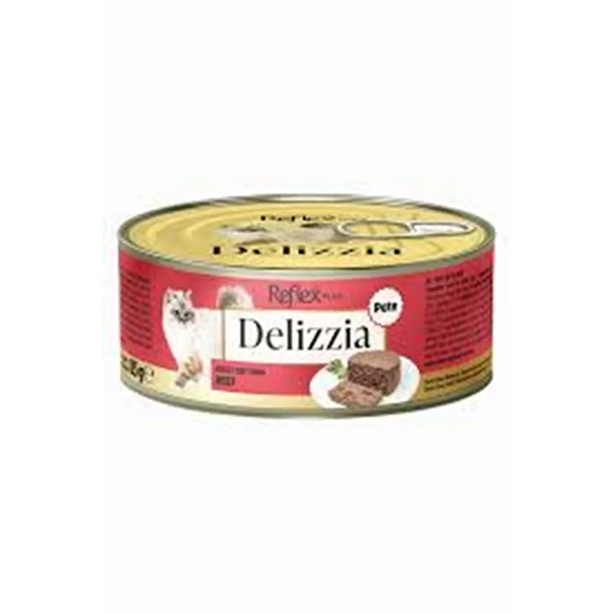 Reflex Plus Delizzia Kıyılmış Dana Etli Yetişkin Kedi Maması 85 g