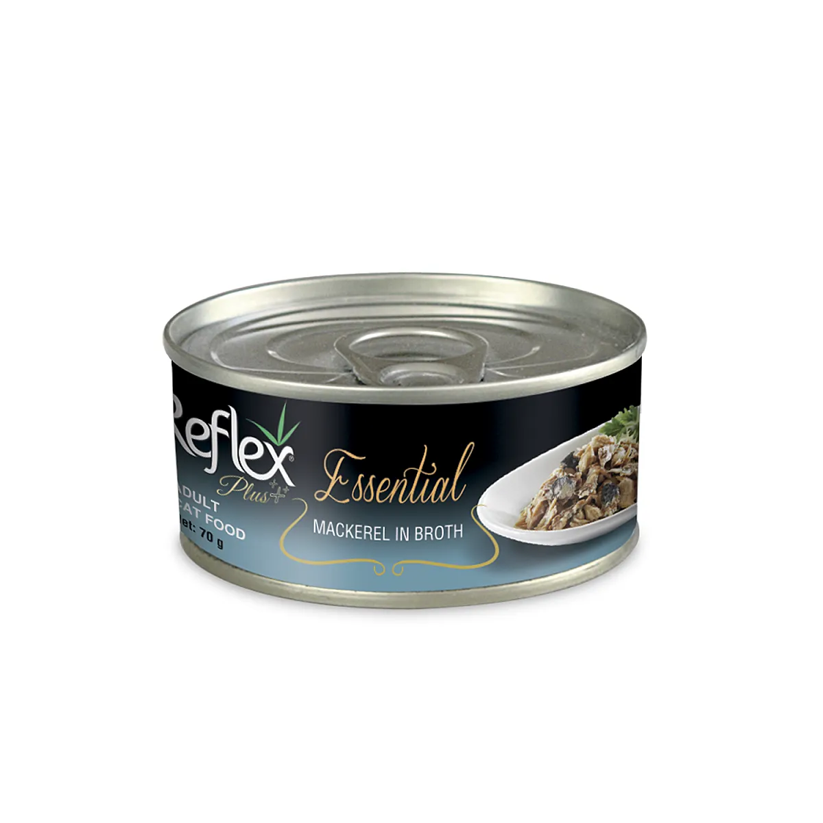 Reflex Plus Essential Et Suyu İçinde Uskumru Balıklı Yetişkin Kedi Maması 70 g