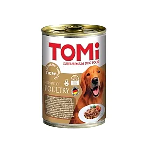 Tomi Kümes Hayvanlı Yetişkin Köpek Konservesi 400 g