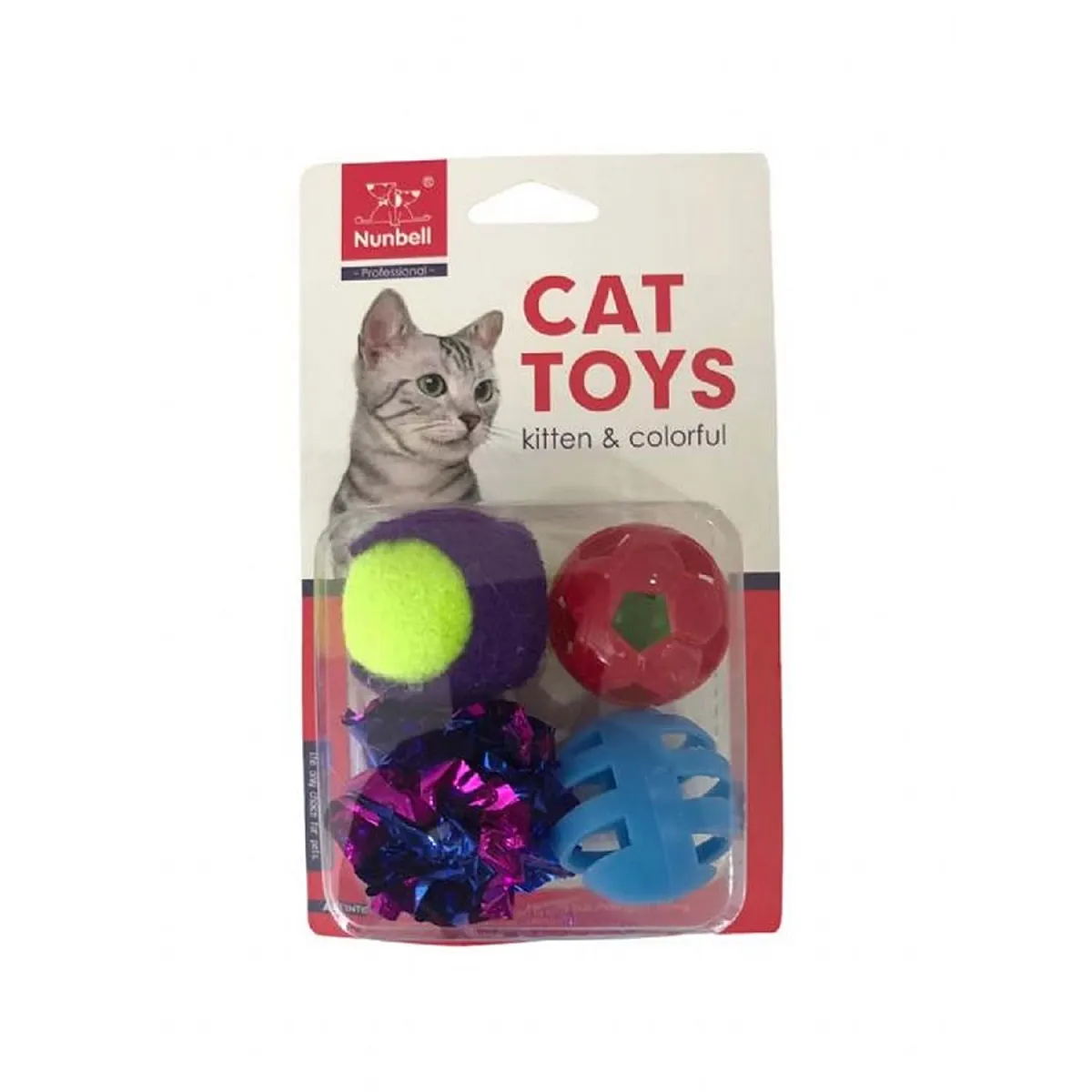 Nunbell Kedi Oyuncağı 4'lü Set