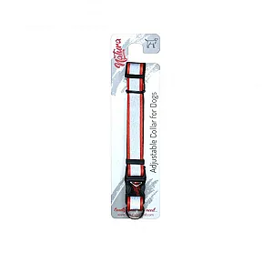 Natura Reflektörlü Köpek Boyun Tasması XS/S Kırmızı