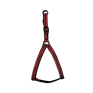 Natura Reflektörlü Kelebek Köpek Göğüs Tasması M Kırmızı