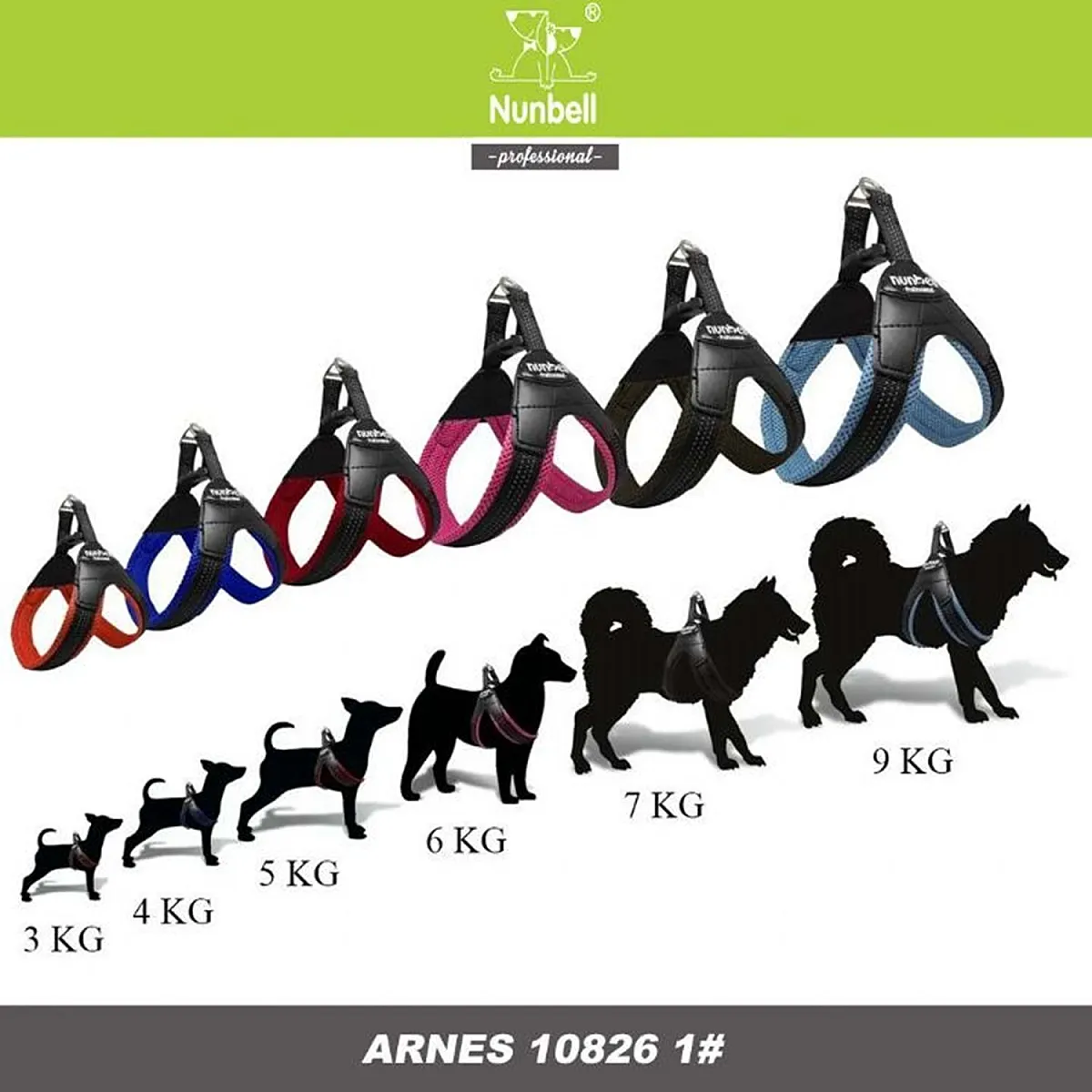 Nunbell Köpek Göğüs Tasması No:2