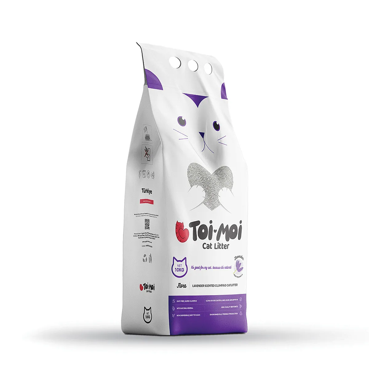 Toi Moi Lavanta Kokulu Bentonit Kedi Kumu 10 L
