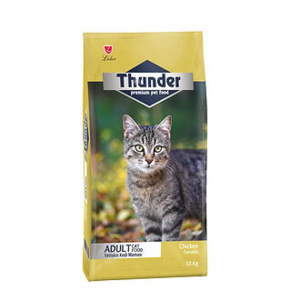 Thunder Tavuklu Yetişkin Kedi Maması 15 kg