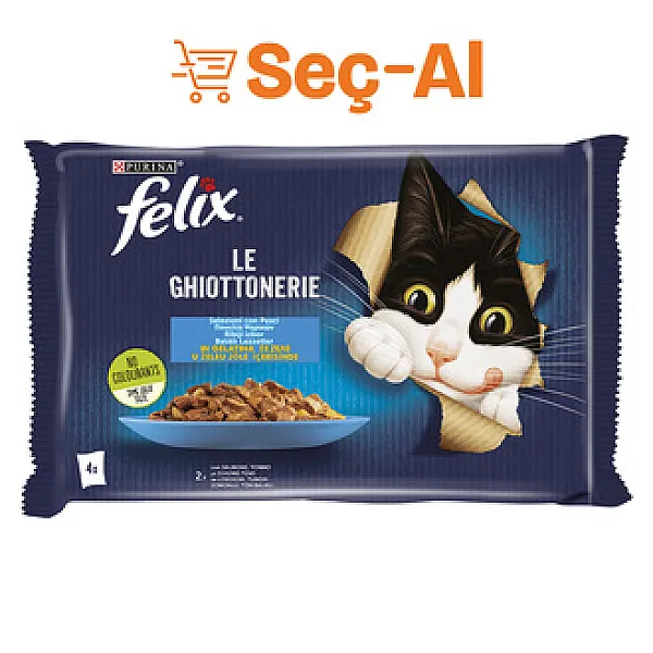 Felix Kedi Maması Somon ve Ton Balıklı 4 x 85 g
