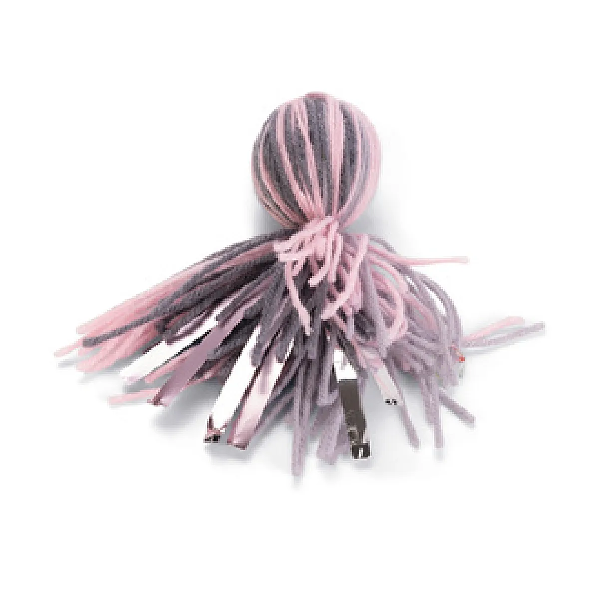 Beeztees Kedi Oyuncağı Ahtapot Yumuşak Pembe/Gri 12x4x4 cm