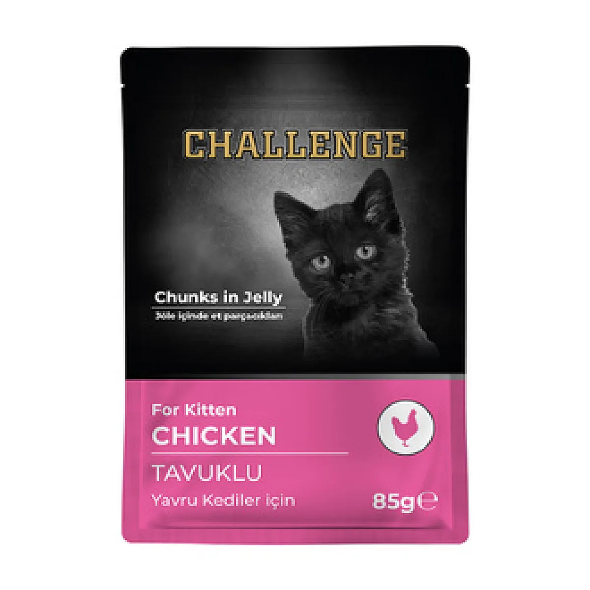 Challenge Yavru Kedi Pouch Tavuklu Kedi Maması 85 g