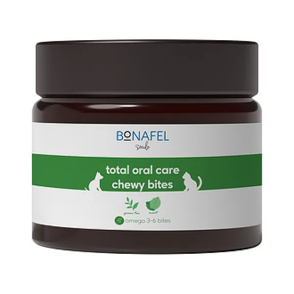 Bonafel Kedi ve Köpek için Yeşil Çay ve Nane Özlü Ağız Tableti 50 g