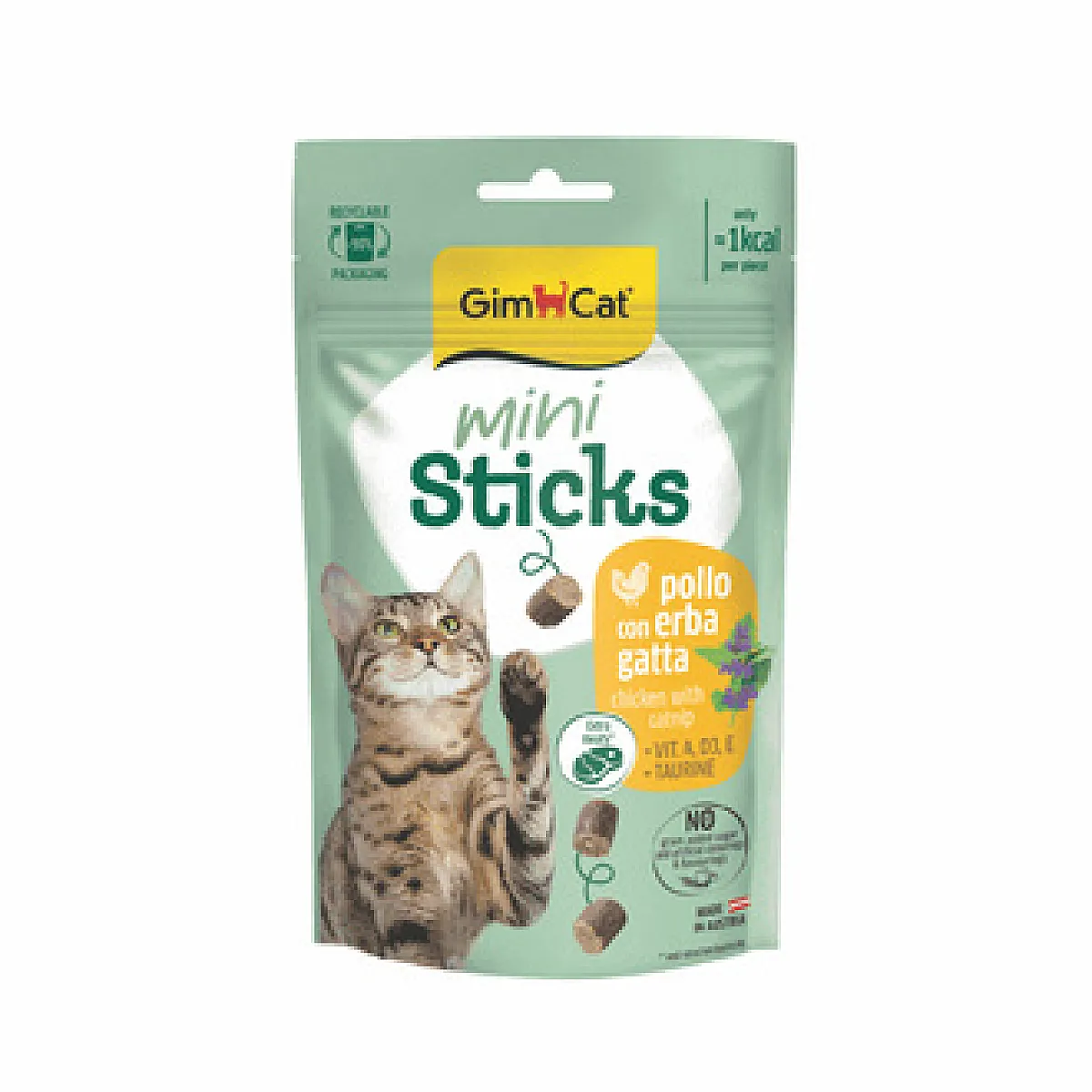 Gimcat Kedi Ödül Çubukları Kedi Otu & Tavuk 50 g