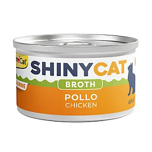 GimCat ShinyCat Broth Sos İçinde Tavuklu Konserve Kedi Maması 70 gr