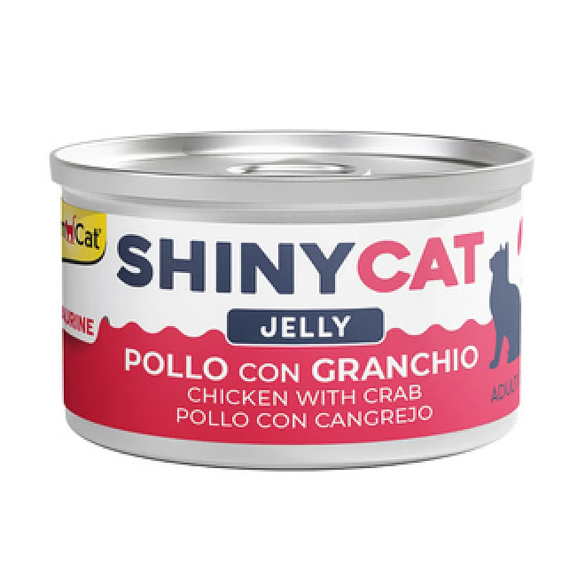 Gimcat Shiny Cat Tavuklu ve Yengeçli Konserve Kedi Maması 280g
