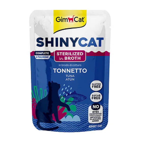 Gimcat Shiny Cat Ton Balıklı Kısır Kedi Maması 70 g