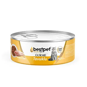 Bestpet Gurme Tavuklu Soslu Yetişkin Kedi Konservesi 85 g
