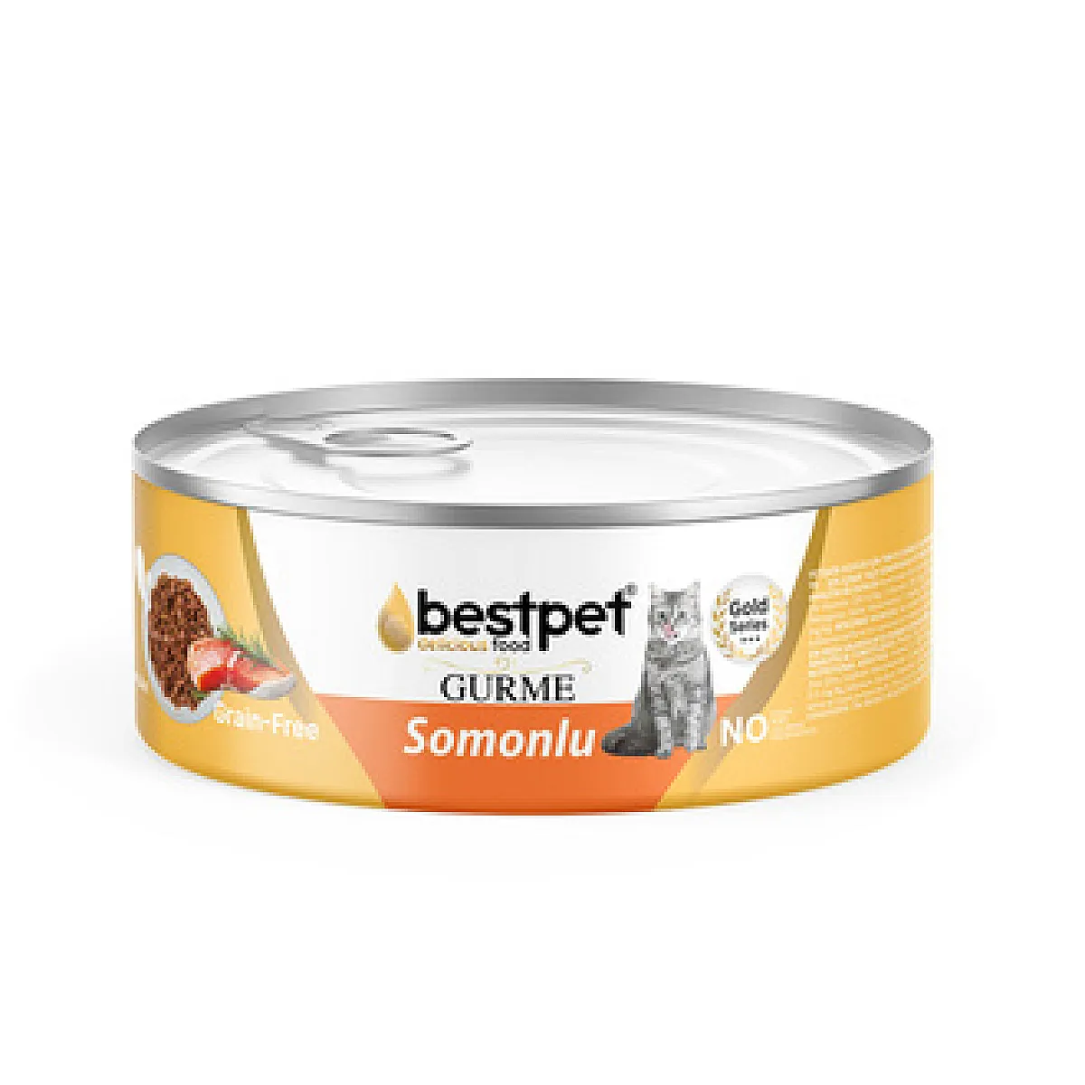 Bestpet Somon Soslu Yetişkin Kedi Konservesi 85g