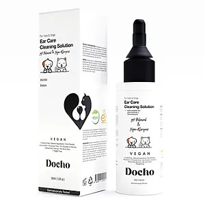 Docho Köpek ve Kedi Kulak Temizleme Bakım Solüsyonu 50 ml