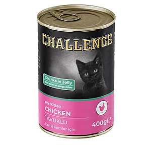 Challenge Kedi Maması Tavuklu Yavru Kedi Konservesi 400 g