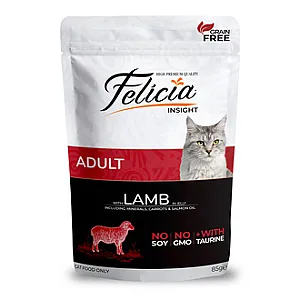 Felicia Yetişkin Kuzulu Kuru Kedi Maması 85g