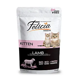 Felicia Tahılsız Kuzu Etli Yavru Kedi Maması 85g