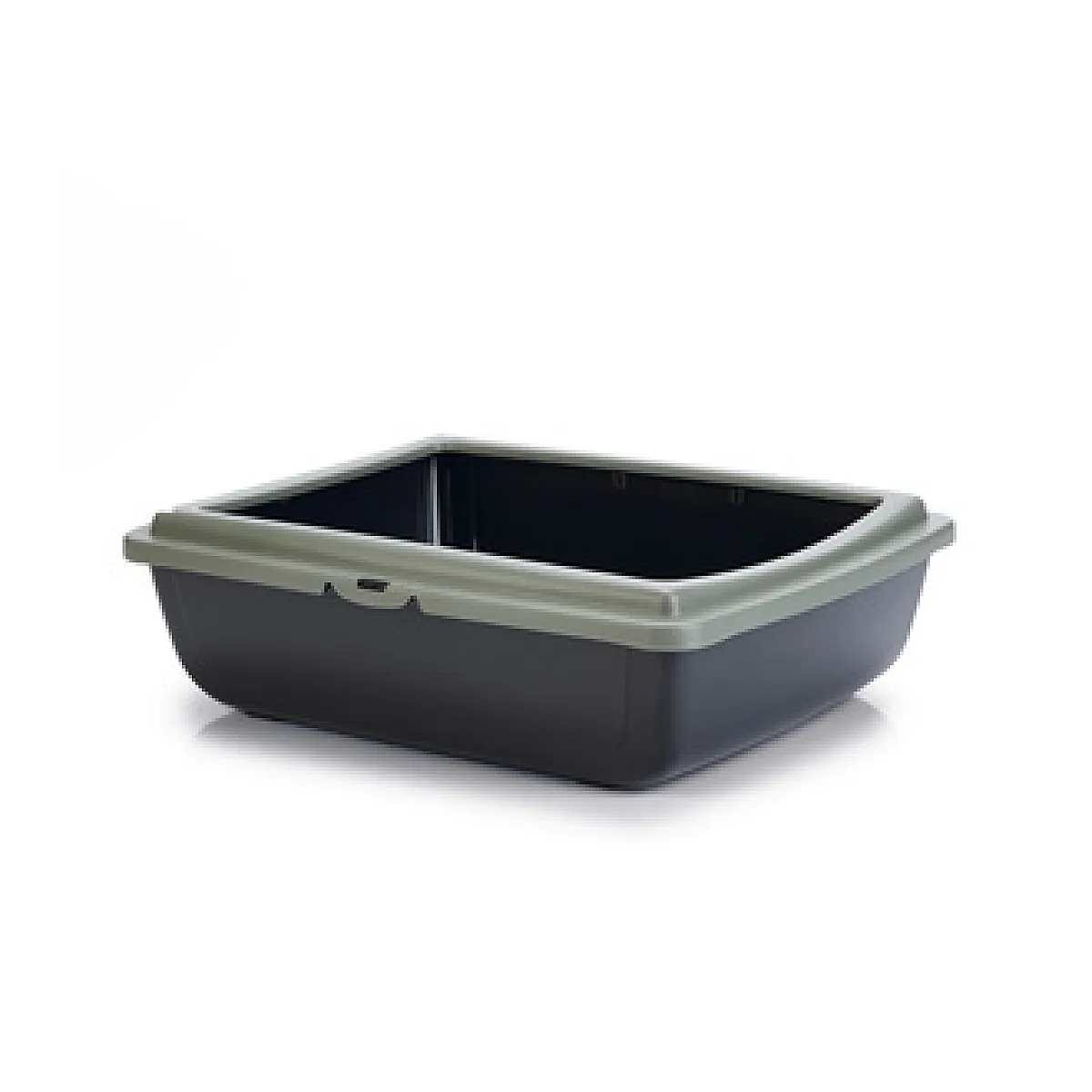 Beeztees Kalın Kenar Açık Kedi Tuvaleti 48x38x14 cm