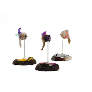 Beeztees Yaylanabilir Tüylü Kedi Oyuncağı 8cm