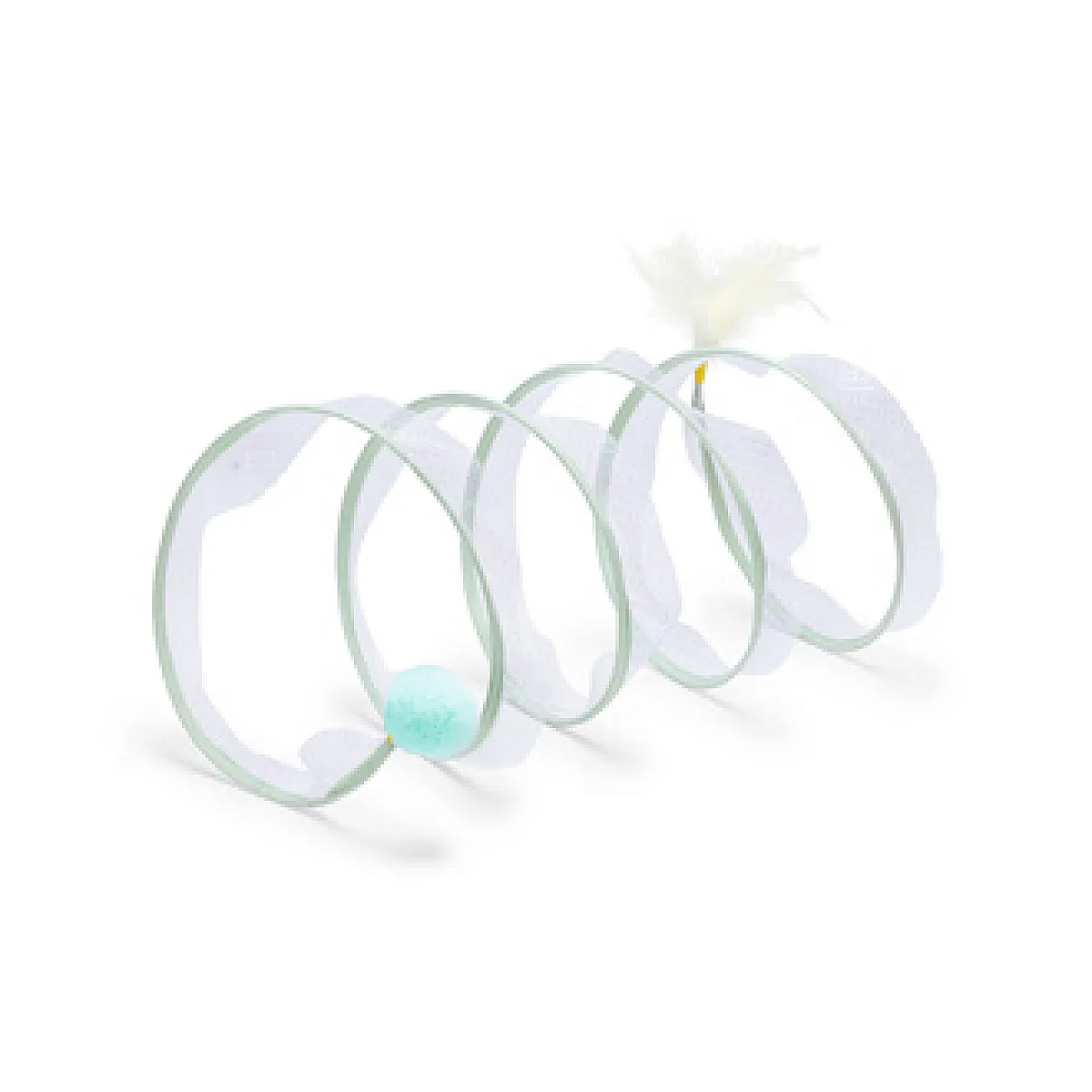 Beeztees Yavru Kedi Tüneli Spiral Şekilli 60 x 25 x 25 cm Kedi Oyuncağı