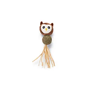 Beeztees Kedi Oyuncağı Peluş Baykuş Top 16 cm