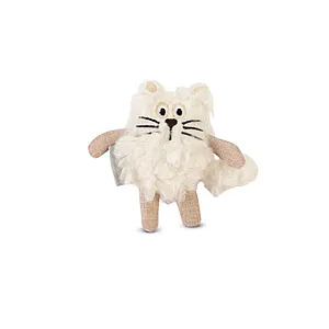 Beeztees Peluş Kedi Oyuncağı Beyaz 15x10x3cm