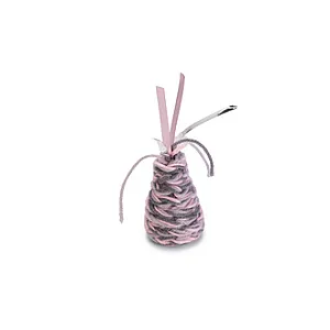 Beeztees Kedi Oyuncağı Koni Yün Kurdela 280g Pembe/Gri