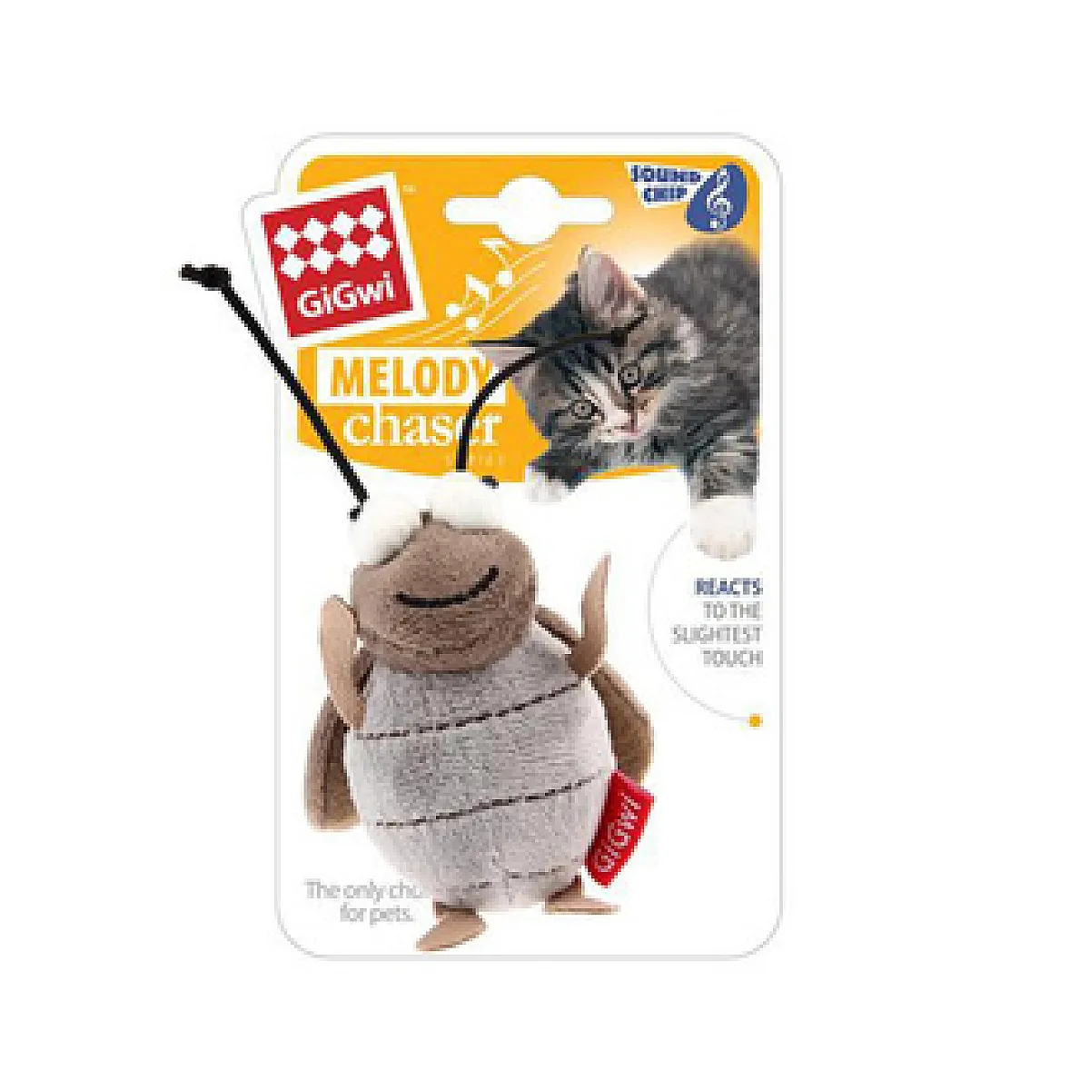 Gigwi Melodili Ağustos Böceği Kedi Oyuncağı