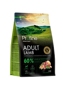Profine Kuzulu, Patatesli Yetişkin Köpek Maması, 3 kg