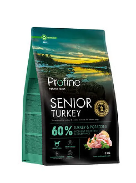 Profine Hindili ve Patatesli Yaşlı Köpek Maması 3 kg