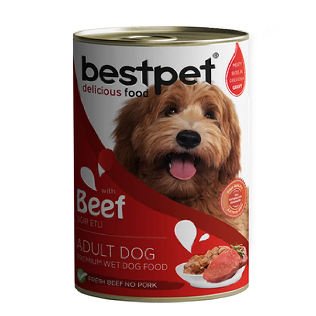 Bestpet Köpek Konservesi Sığır Etli Yetişkin 400g