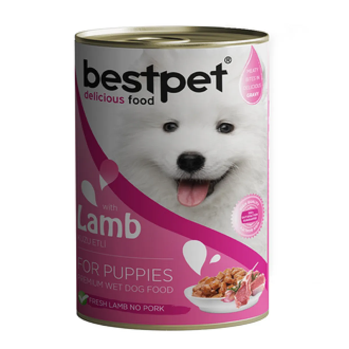 Bestpet Kuzu Etli Yavru Köpek Konservesi 400 g