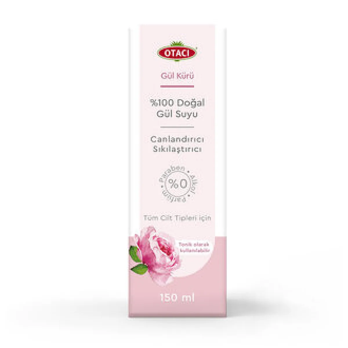 Otacı Doğal Gül Suyu Canlandırıcı 150 ml