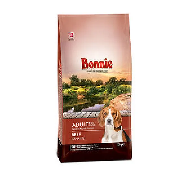 Bonnie Köpek Maması Yetişkin Sığır Eti 15 kg