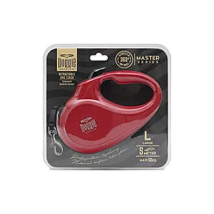 Doggie Otomatik Uzatma Tasması Kırmızı 50 gr / 5 metre Köpek Tasması - 1
