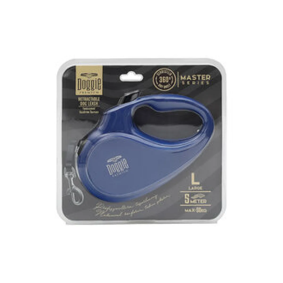 Doggie Otomatik Uzatma Tasması Royal Mavi 50 g / 5 metre