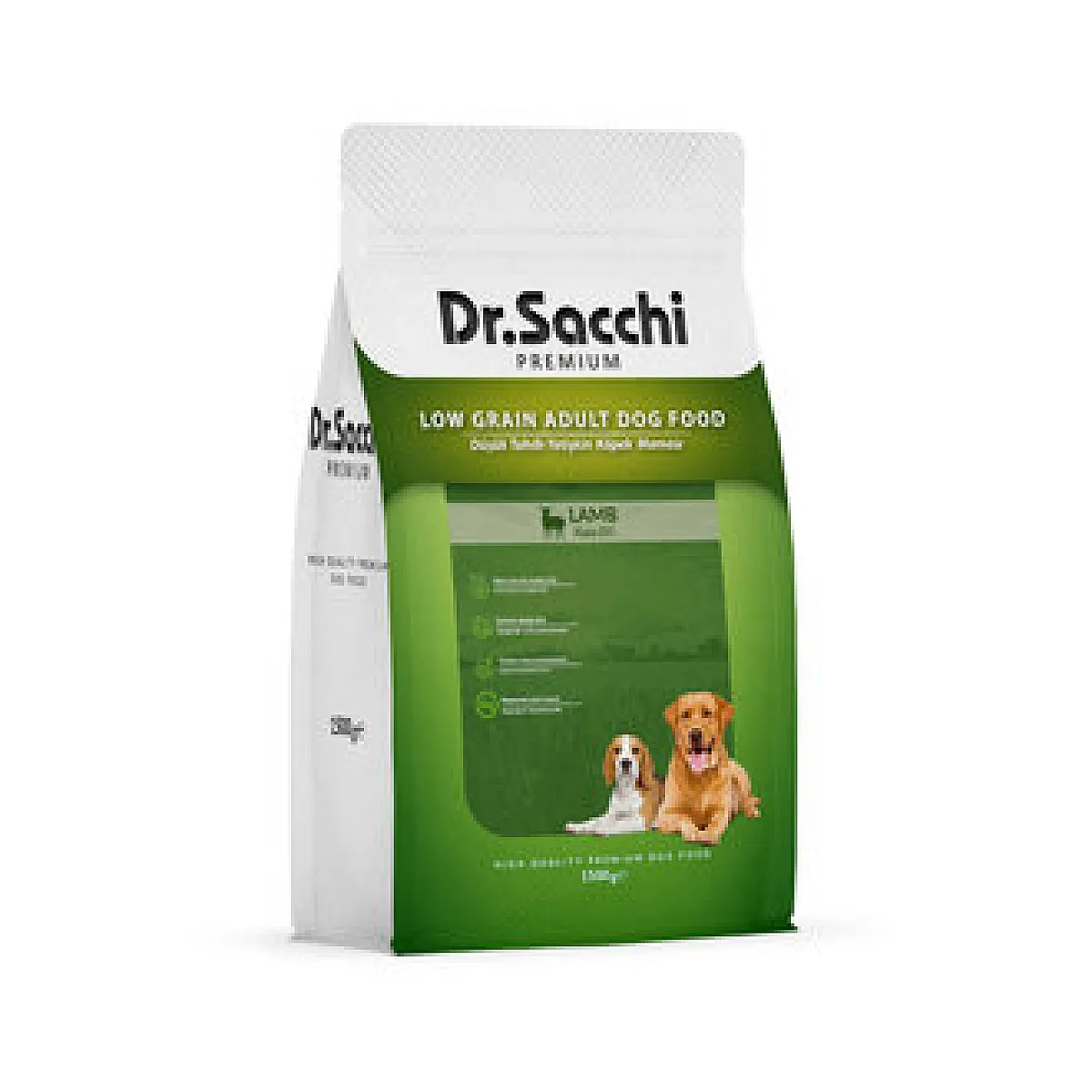 Dr.Sacchi Premium Kuzu Etli Yetişkin Köpek Maması 1.5 kg