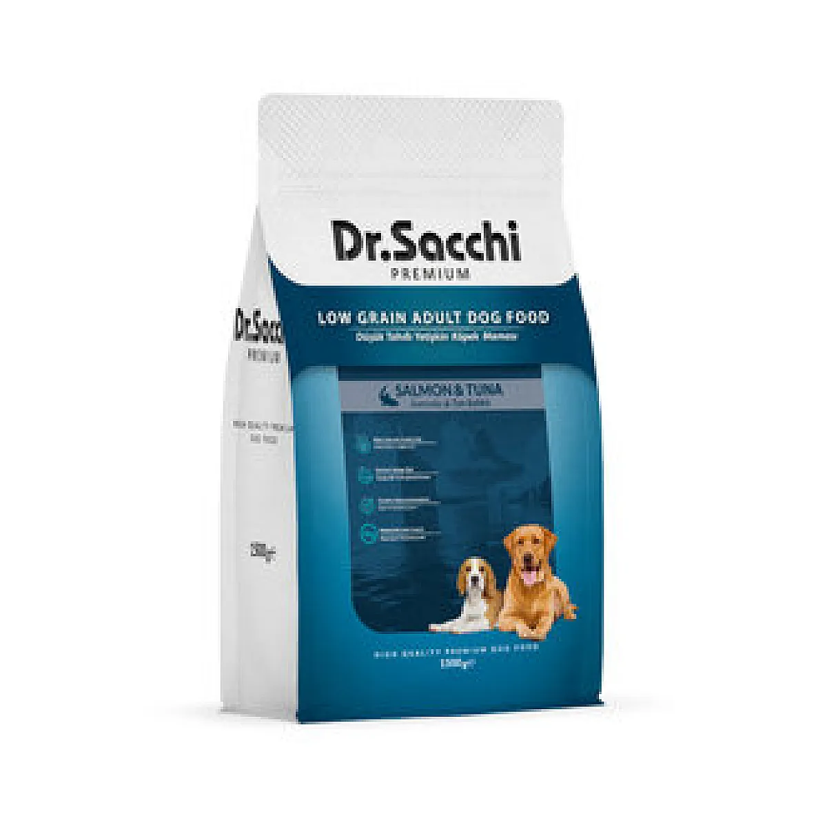 Dr.Sacchi Premium Somonlu Yetişkin Köpek Maması 1.5 kg