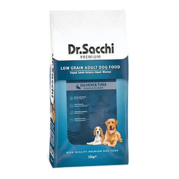 Dr. Sacchi Somon Ton Balıklı Yetişkin Köpek Maması 12 kg