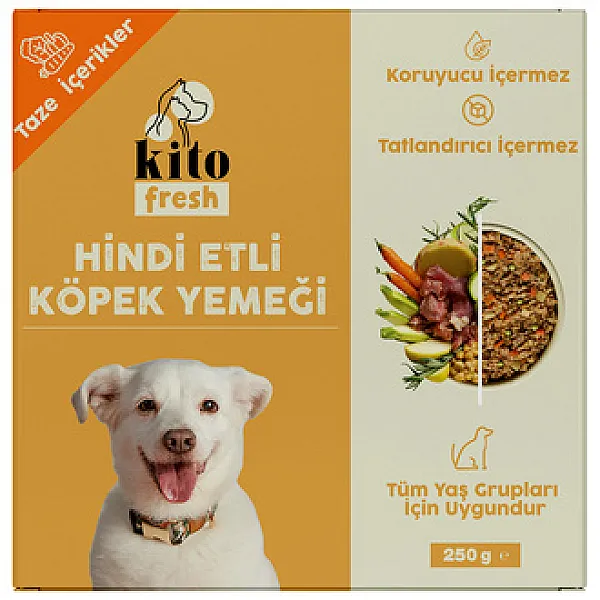 Kito Köpek Maması Hindi Etli 250 g
