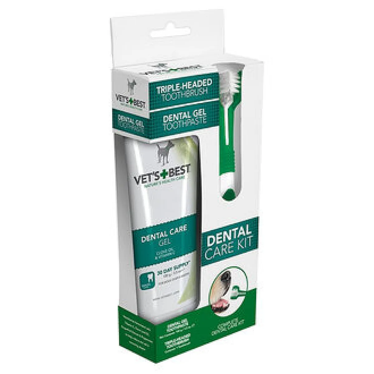 Vet's Best Köpekler için Ağız ve Diş Bakım Seti