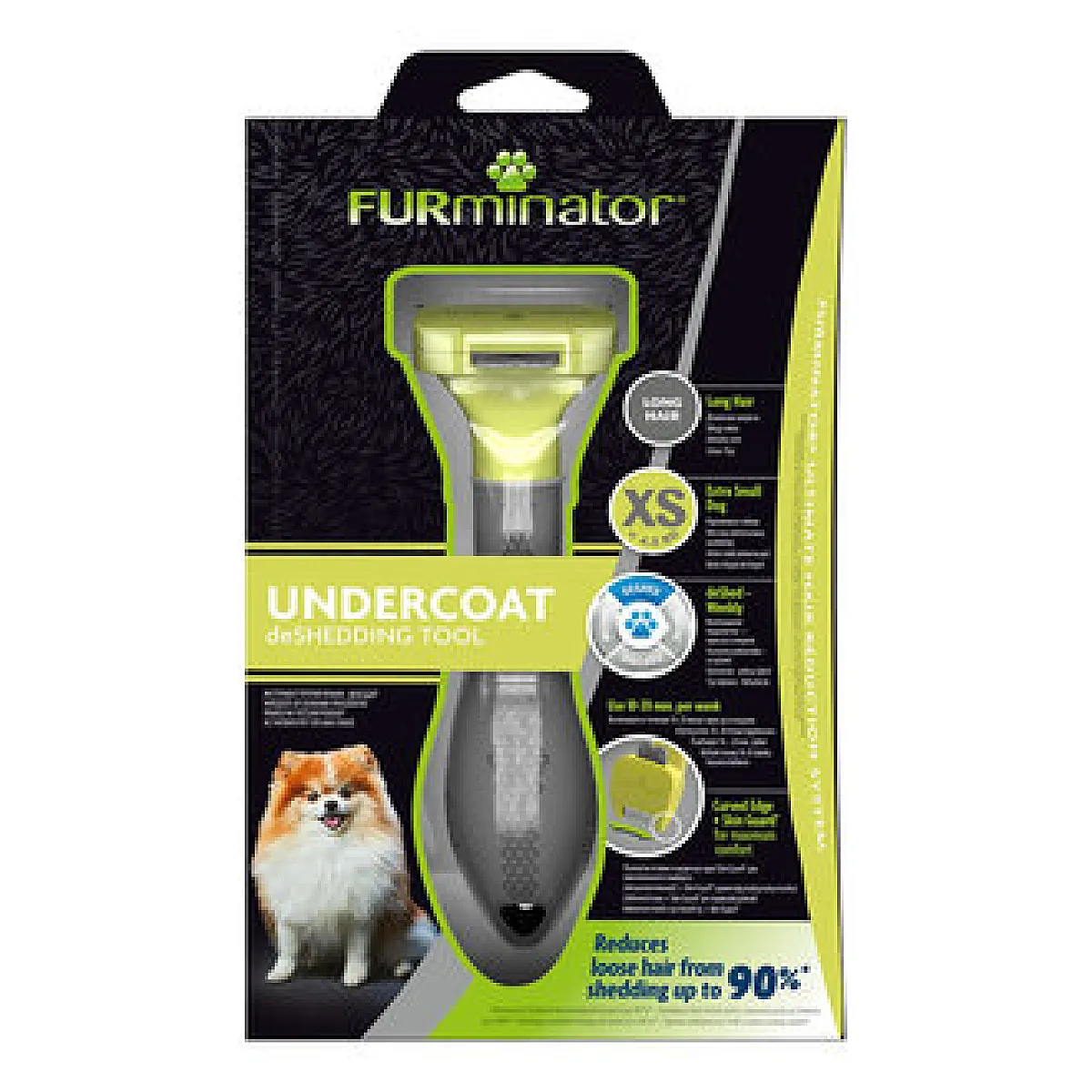 Furminator Köpek Tüy Makinesi - Uzun Tüylü Küçük Irk XS