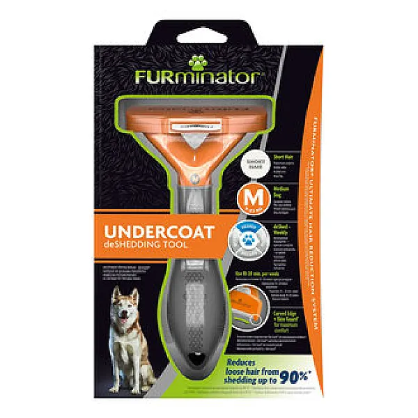 Furminator Köpek Tarağı - Kısa Tüylü Orta Irk