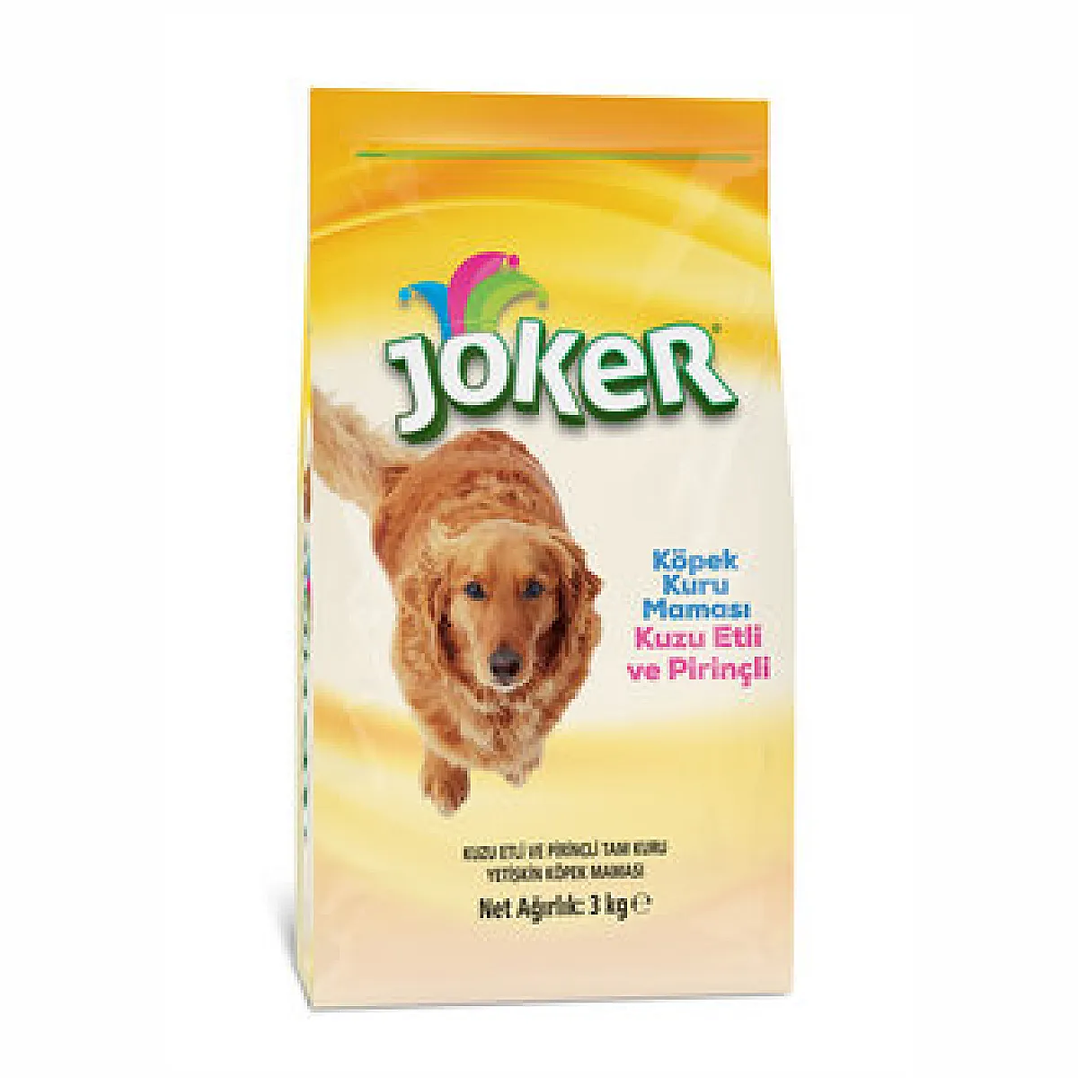 Joker Kuzu Etli Pirinçli Köpek Maması 3 kg