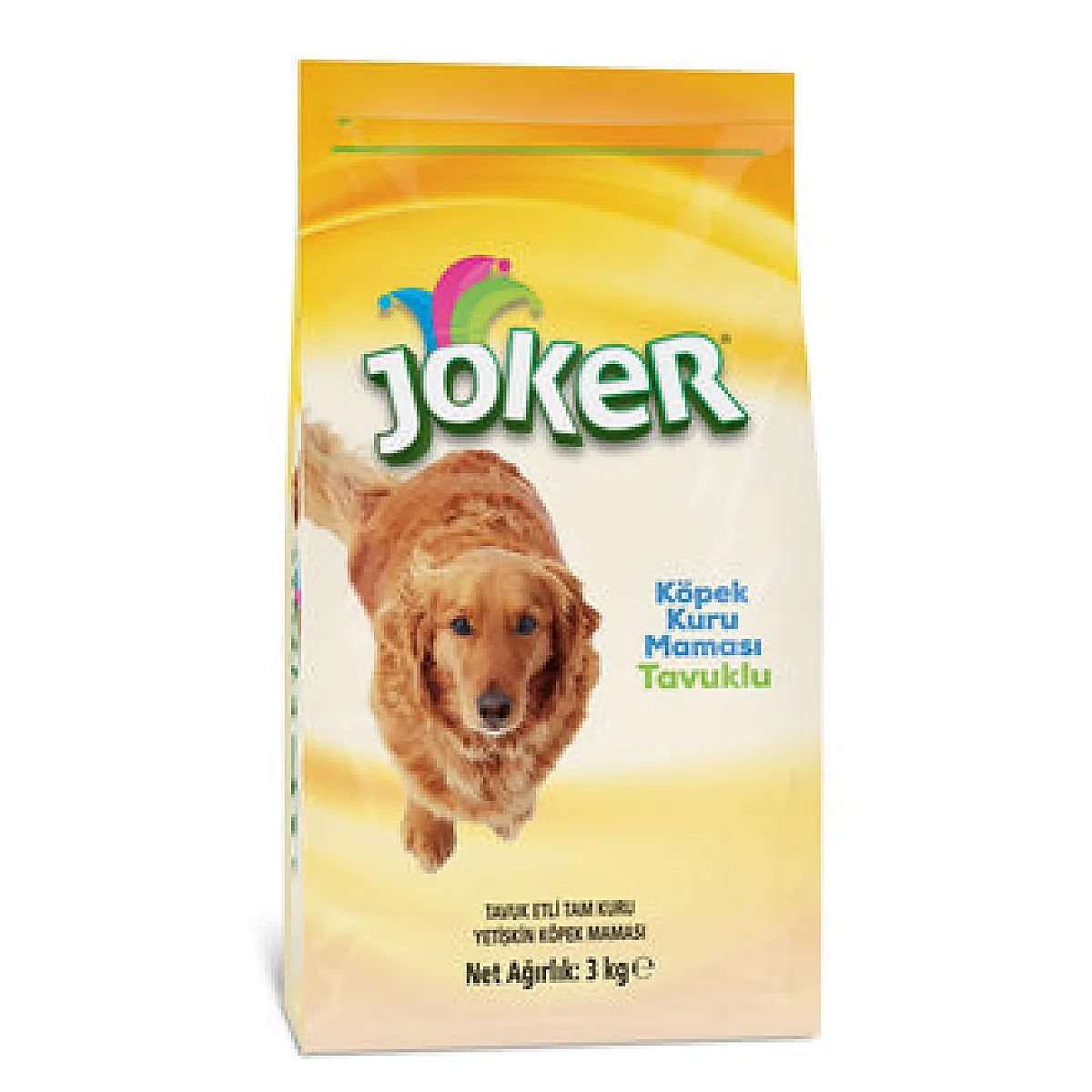 Joker Köpek Maması Yetişkin Tam Kuru Tavuklu 3 kg