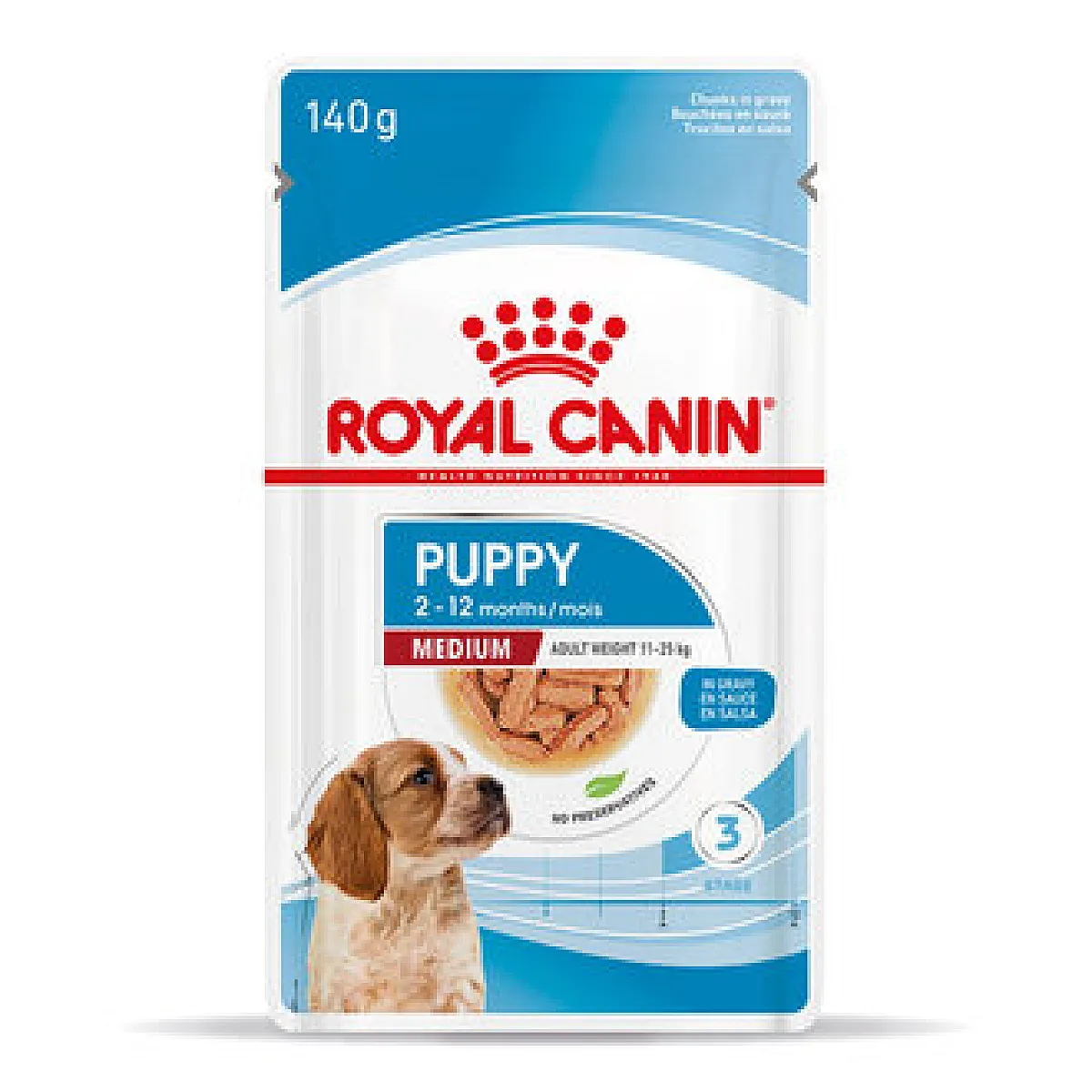 Royal Canin Orta Irk Yavru Köpek Maması 10 x 140 g
