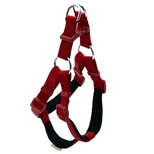 Doggie Köpek Konfor Dokuma Göğüs Tasması Kırmızı 45-55 cm - 1